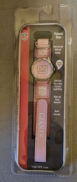 Brand New NY Giants Watch In Pink