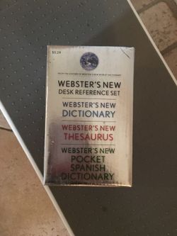 Webster used book reference set-