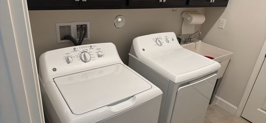 GE washer and electric dryer