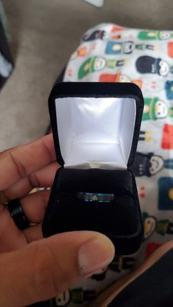 Star trek 5mm thick, size 8 tungsten ring