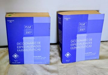 PLM Diccionario de Especialidades Farmaceuticas 2007 ( Tomo 1 y 2)