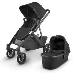 Brand new in box uppababy vista V2 Black and uppababy vista V3 rumble seat