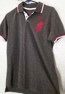 Polo Gray and red T-shirt