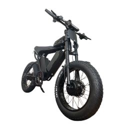 Custom 2000W Dual-Battery E-Bike 