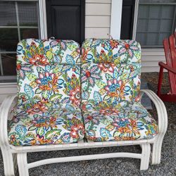 Aluminum 2-Person Patio Glider