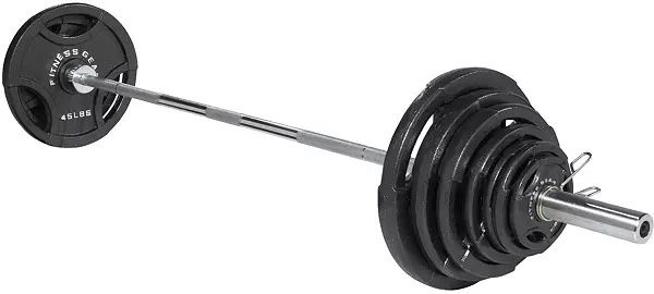 300 LB Olympic Weight Set WITH 7FT Bar