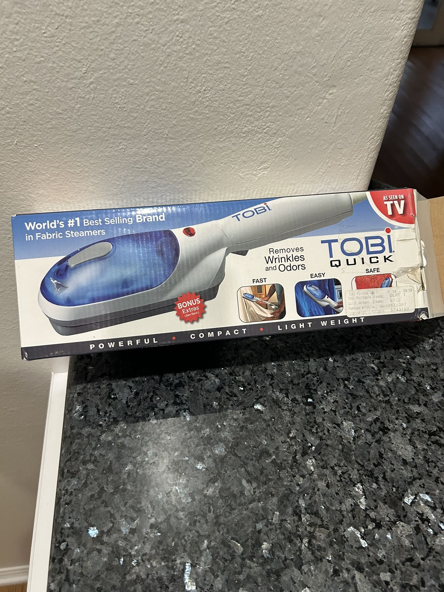 Tobi Quick Fabric Steamer