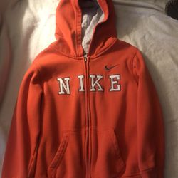 Boys Nike Orange Jacket 