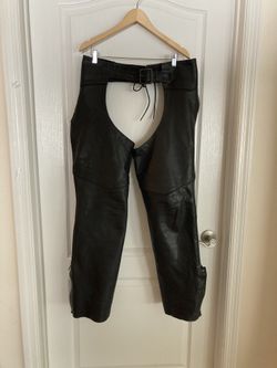 Leather Chaps SZ XL New 