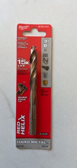 3/8 in. Cobalt Red Helix Twist Drill Bit