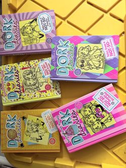 5 Hard backs Dork Diaries Books