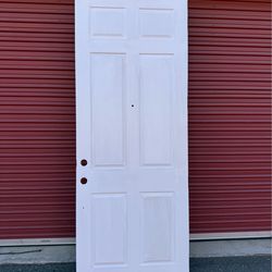 36”w, 94”h main entrance solid door