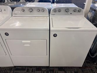 WHIRLPOOL TOP LOAD WASHER AND DRYER SET - WE DELIVER