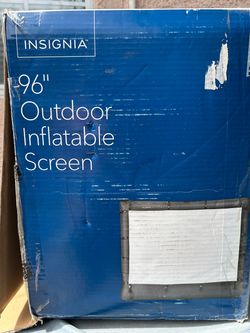 96” outdoor inflatable screen