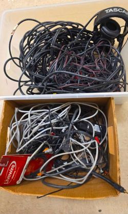 Heavy/light audio/network cables