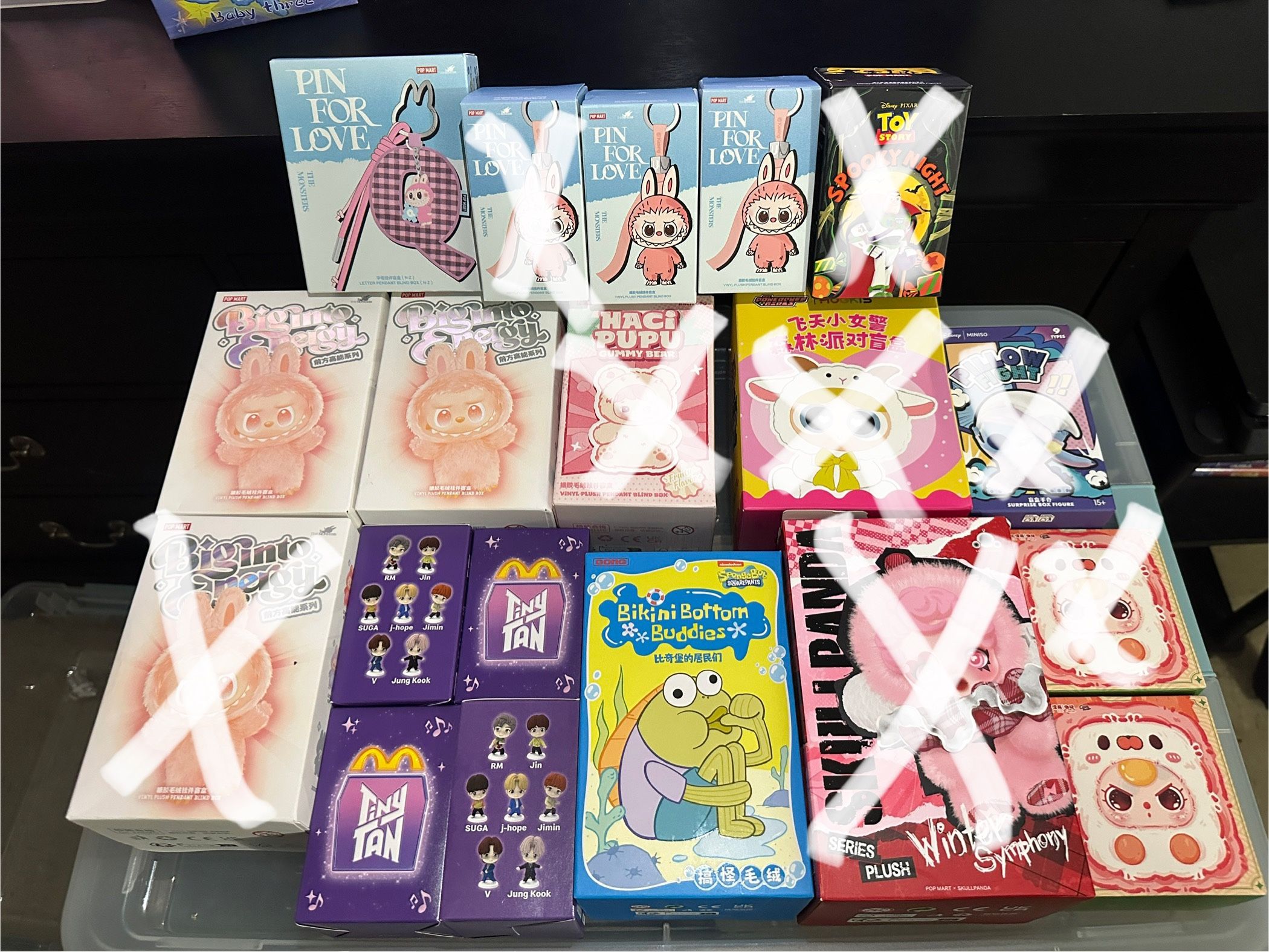 Blind Boxes (labubu, Blind Three & Etc)