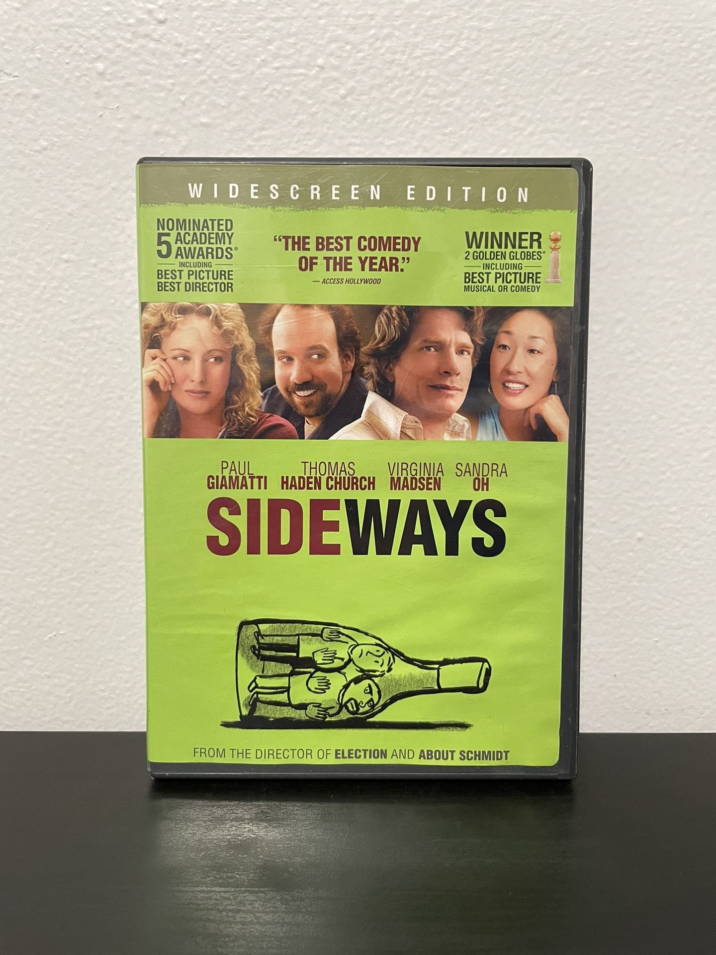 Sideways DVD Movie Widescreen Edition Paul Giamatti Comedy 2005