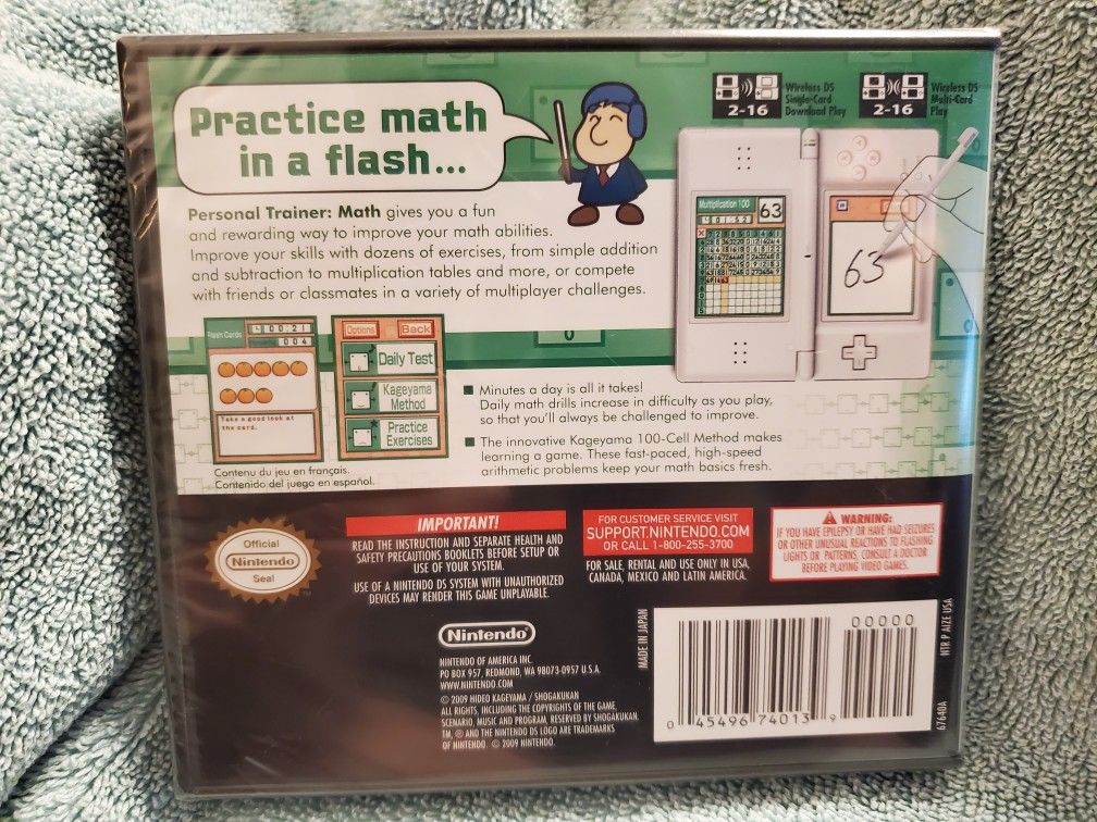 Personal Trainer Math Nintendo DS Game for Sale in Hubbard, OR - OfferUp