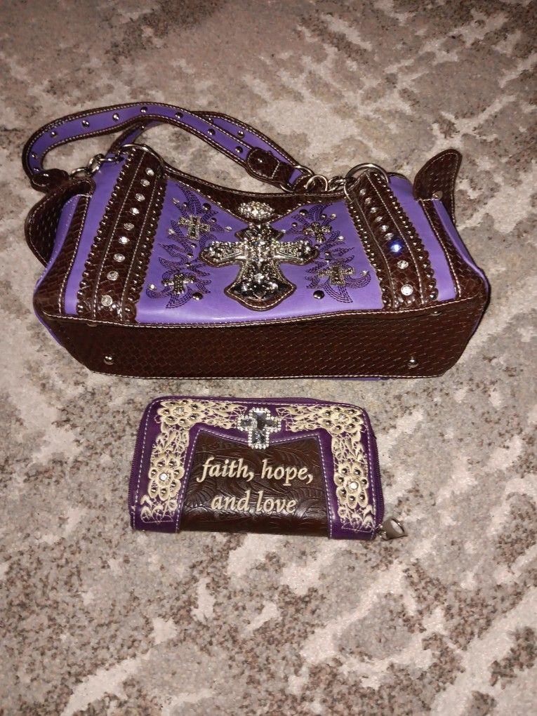Purse And Wallet Set
