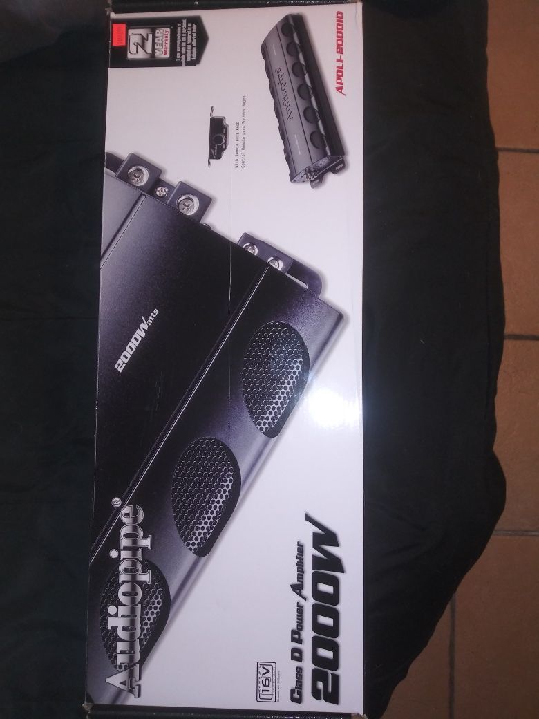 Audiopipe amp apdli-2000ld dealer line