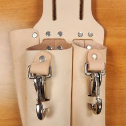 3 Pocket Plier & Cutter Holder Beige Leather Buchaca 