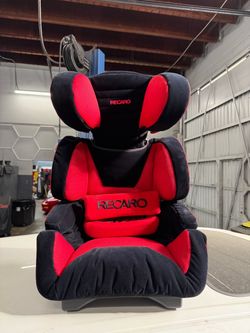 Recaro Booster Car Seat Black and Red