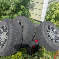 Set Of Four Truck Rims. 18" 6 Lug. 