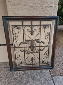 Rustic Scrollwork Art
