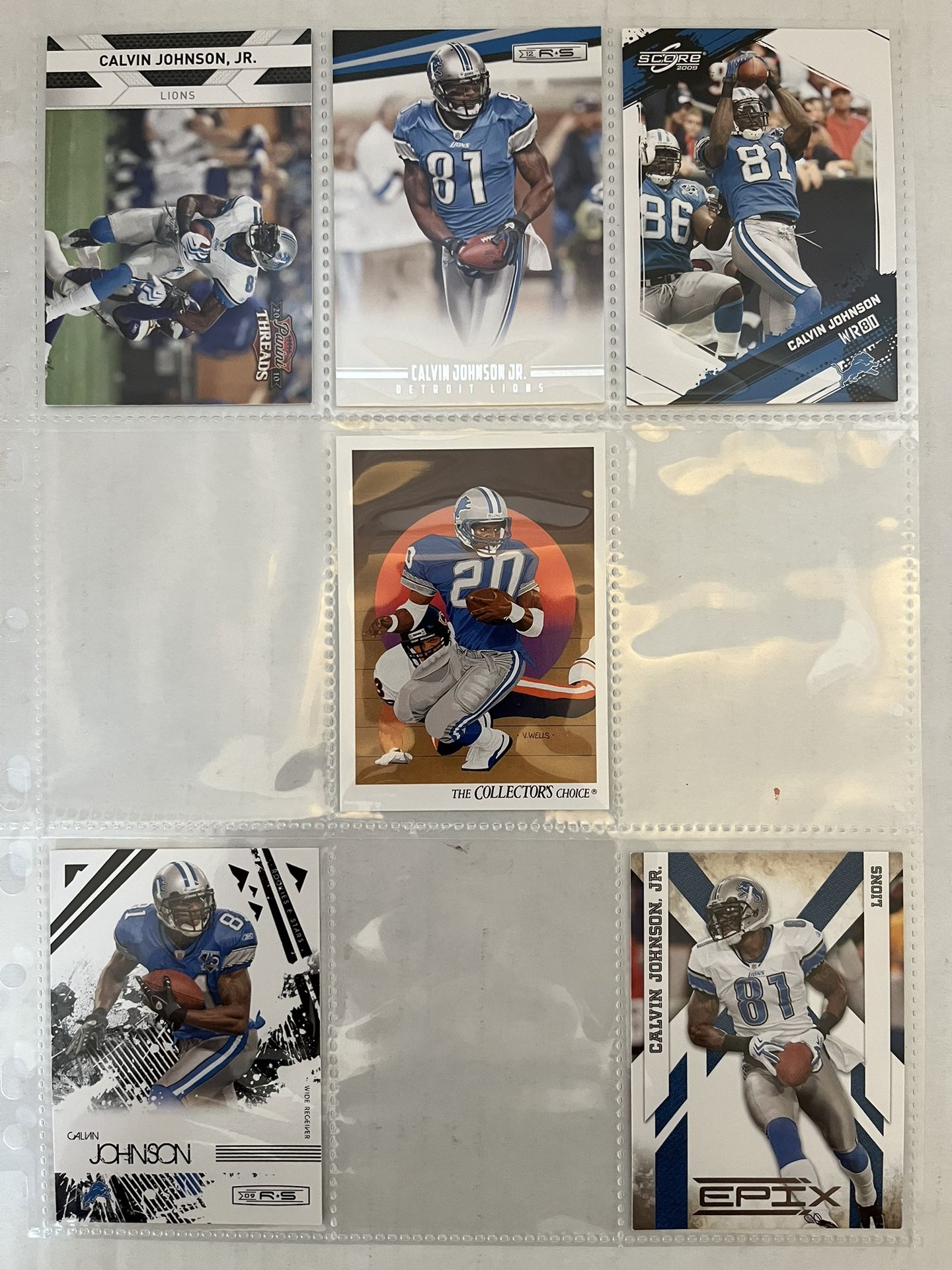 NFL Trading Cards Detroit Lions