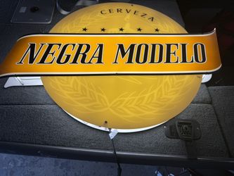 MODELO NEGRA BEER LIGHTED SIGN 
