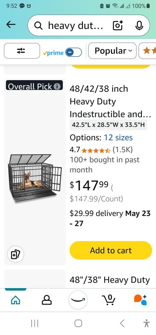 Bold Bone Heavy Duty Dog Kennel