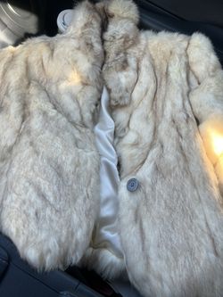 Vintage Rabbit fur / Fox Tail Jacket From Hong Kong