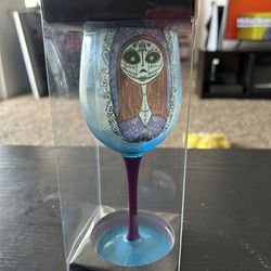 The Nightmare Before Christmas Day of the Dead Sally Glass Goblet