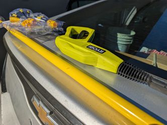 Commercial light bulb changer and Ryobi wand