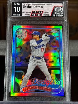 2024 Topps Chrome - 35th Anniversary Shohei Ohtani Refractor Gem Mint 10