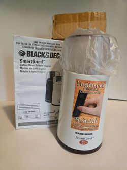 NEW Black & Decker Smart Grind Coffee & Spice Grinder