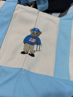 Embroidered Mini Tote Bag