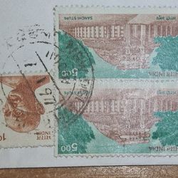 Stamps ,foreign , still on envelope