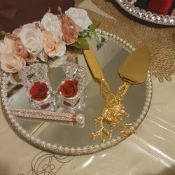Engagement, Wedding Mirror Ring Tray