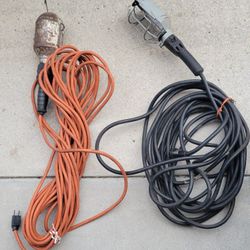 Work Light Extension Cords Lot