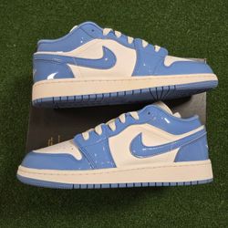 Air Jordan 1 Low Patent UNC Size 8.5W Or 7Y