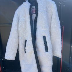 Levi's Women's Full Length Sherpa Quilted Parka Jacket