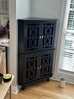Brand New Tall Corner Cabinet Factory Sealed