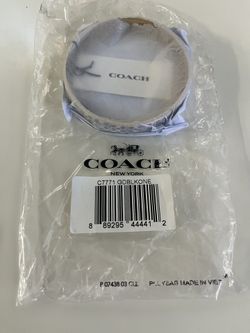 COACH Signature Enamel Bangle
