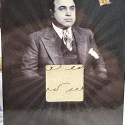 2025 Pieces Of The Past The Roaring 20’s  Relic Card  R-6 Al Capone