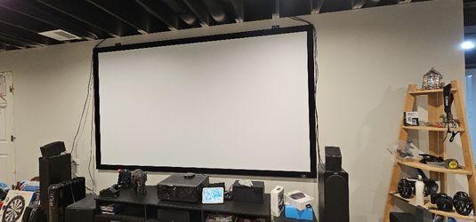 Jamo Sp3akers 5.1 120 Inch Home Theater Full Setup With Surround Sound