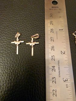 Silver Cross & Necklace