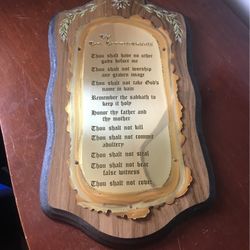 The 10 Commandments Hanging Decoration 