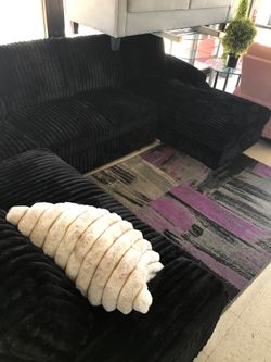 Black sectional