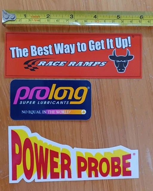 3 Brand New Automotive Stickers